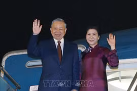 Tổng Bí thư, Chủ tịch nước Tô Lâm và Phu nhân lên đường thăm cấp Nhà nước đến Trung Quốc