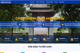 Tuyển sinh lớp 1, lớp 6 tại Hà Nội: Phụ huynh phải hoàn tất xác nhận dữ liệu trước 31/3 để tránh mất quyền lợi