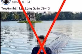 Hà Nội xử phạt người dùng AI tạo video cưỡi trăn trên hồ Hoàn Kiếm, ảnh hưởng di tích