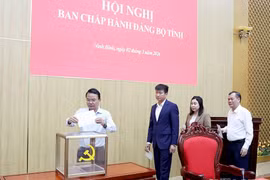 Ông Trần Huy Tuấn được bầu giữ chức Bí thư Tỉnh ủy Ninh Bình nhiệm kỳ 2025 - 2030