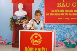 100% cử tri đi bầu cử: 4 xã miền núi Phú Thọ hoàn thành việc bỏ phiếu sớm