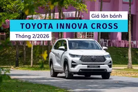 Giá lăn bánh Toyota Innova Cross cập nhật tháng 2/2026, bản hybrid giảm mạnh