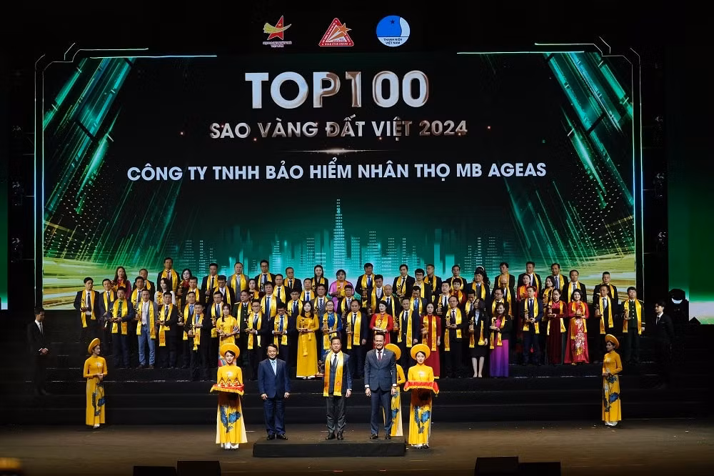 mb ageas life lot top 100 giai thuong sao vang dat viet 2024 hinh 1