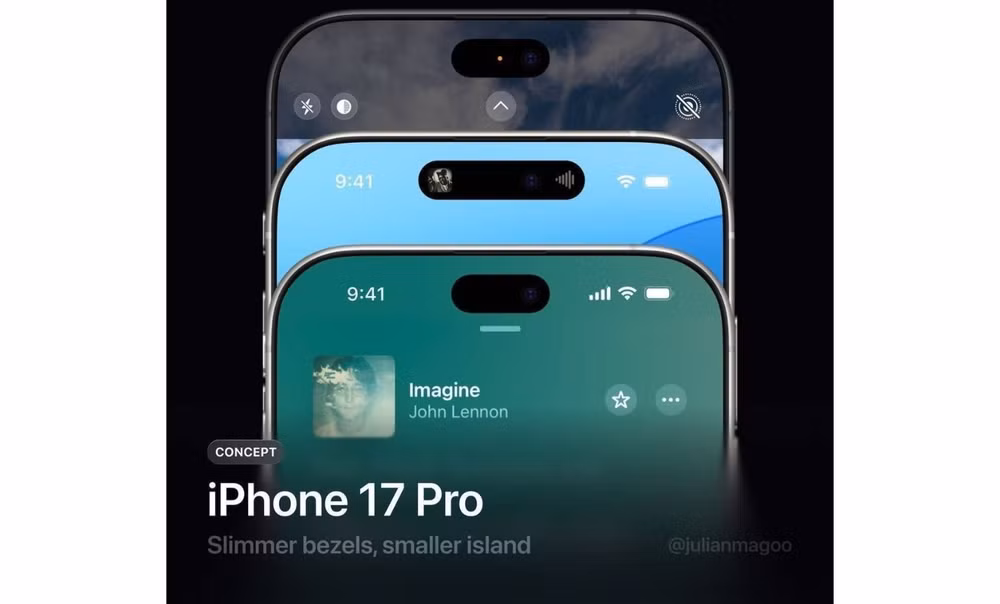 ro ri hinh anh iphone 17 pro voi thiet ke mat truoc dot pha hinh 2