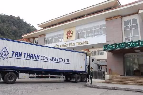 Cửa khẩu Tân Thanh (Lạng Sơn). Ảnh: TL