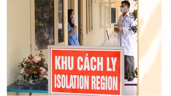 Khu cách ly các bệnh nhân nghi nhiễm Covid-19. Ảnh: TL