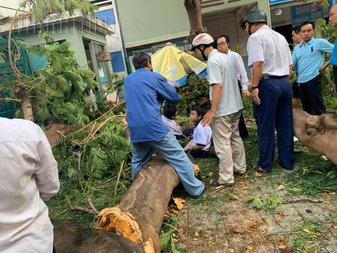 Hiện trường vụ việc. Ảnh: Mai Thanh.