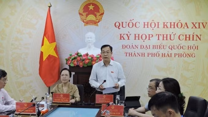 Đại biểu Mai Hồng Hải (đoàn Hải Phòng)