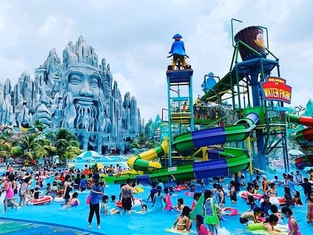 Suối Tiên là địa điểm được lòng nhiều em nhỏ. Ảnh: TL
