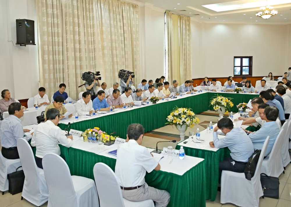 Hội nghị diễn ra với tinh thần thẳng thắn và cởi mở. Ảnh Sơn Hải