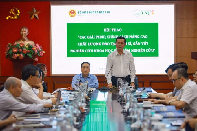 Nâng cao chất lượng đào tạo tiến sĩ là mục tiêu lớn của ngành giáo dục cần chinh phục (ảnh TL).