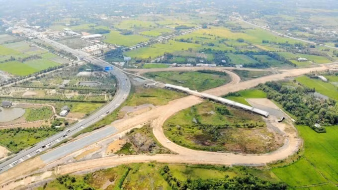 Dự án đường&nbsp;cao tốc Trung Lương - Mỹ Thuận. Ảnh: TL