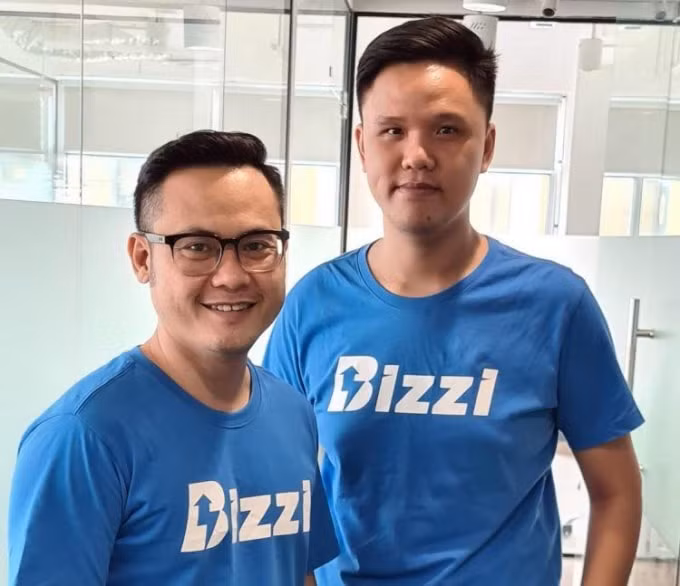 Hai đồng sáng lập của Bizzi. Ảnh: Bizzi