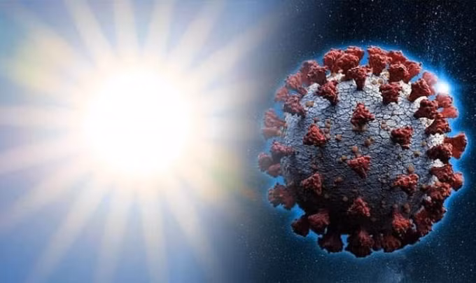Ánh nắng mặt trời là 'khắc tinh' của Virus SARS-CoV-2. Ảnh: TL