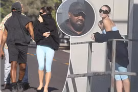 Kanye West bí mật đưa bồ mới dạo chơi ở Malibu