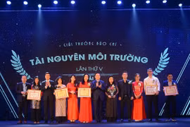 Tối nay sẽ diễn ra Lễ trao Giải thưởng Môi trường Việt Nam và Giải thưởng Báo chí TN&MT