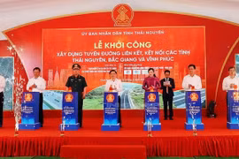 Thái Nguyên: Khởi công dự án giao thông trọng điểm kết nối các tỉnh Bắc Giang và Vĩnh Phúc