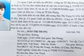 Truy nã nữ Giám đốc Công ty tư vấn du học ở Hải Phòng lừa đảo hàng tỷ đồng