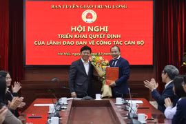 Đồng chí Nguyễn Gia Hưng giữ chức Phó Vụ trưởng Vụ Báo chí Xuất bản