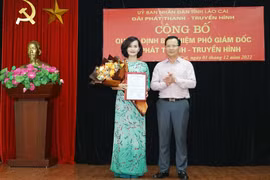Nhà báo Trần Thu Hiền được bổ nhiệm Phó giám đốc Đài PTTH tỉnh Lào Cai