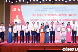 Phú Thọ: Trao Giải Báo chí lần thứ XII cho 72 tác phẩm