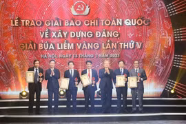 Tối nay sẽ truyền hình trực tiếp Lễ công bố và trao Giải Búa liềm vàng lần thứ VI - năm 2021
