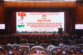 Sóc Trăng: Nâng cao kiến thức pháp luật cho chức sắc tôn giáo, người có uy tín trong đồng bào dân tộc thiểu số