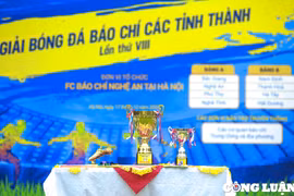 Nghệ Tĩnh Press Club vô địch Giải bóng đá Báo chí các tỉnh, thành