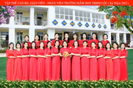 Trường Mầm non Thịnh Lộc - “Điểm sáng” trong xây dựng trường đạt chuẩn quốc gia