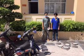 Bắt giữ 2 tên trộm vật liệu xây cầu trị giá gần nửa tỷ đồng, đem bán 3,9 triệu đồng