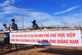 Rầm rộ bán “chui” đất nền dự án Khu phố chợ Chiên Đàn của Công ty Newland Quảng Nam
