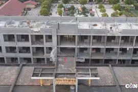 Yên Khánh (Ninh Bình): Dấu hiệu "rút ruột" công trình tại dự án xây dựng Trường THCS xã Khánh Hội
