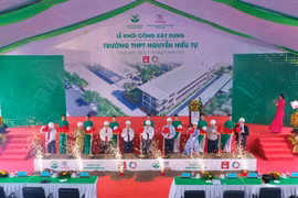 Trung Nam Group phối hợp với tỉnh Vĩnh Long xây dựng Trường THPT Nguyễn Hiếu Tự