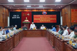 Ban Chỉ đạo Trung ương về phòng, chống tham nhũng, tiêu cực làm việc với Quảng Bình