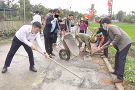Quyết “Cán đích”: Xuân Yên phấn đấu xây dựng thành công xã nông thôn mới nâng cao năm 2022