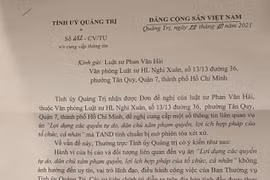 Quảng Trị: Mở lại phiên tòa "nói xấu lãnh đạo tỉnh" vào ngày 30 – 31/3