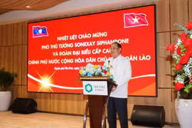 Phó Thủ tướng Lào cùng lãnh đạo UBND TP.HCM thăm và làm việc tại Van Phuc City