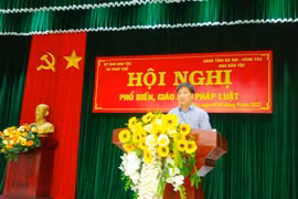 Bà Rịa - Vũng Tàu: Hội nghị phổ biến, giáo dục pháp luật cho đồng bào dân tộc thiểu số năm 2022