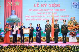 Huyện Phúc Thọ (Hà Nội): Đón nhận Huân chương Lao động hạng Ba và Quyết định đạt chuẩn Huyện nông thôn mới