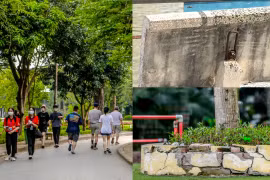 Hà Nội: Người dân mong mỏi công viên Cầu Giấy sớm được nâng cấp, sửa chữa
