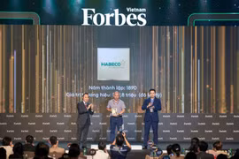 HABECO được vinh danh TOP 25 Thương hiệu F&B dẫn đầu của FORBES Việt Nam