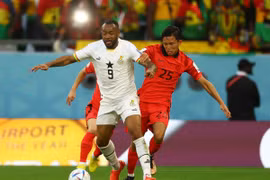 Hàn Quốc thua đau 2-3 Ghana trong trận đấu kịch tính