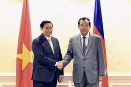 Thủ tướng Phạm Minh Chính gặp Thủ tướng Campuchia Hun Sen tại Hoa Kỳ