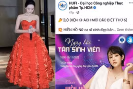 Đại học Công nghiệp Thực phẩm TP.HCM xin lỗi về việc mời Hiền Hồ