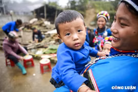 "Đuổi ma"- lễ hội lớn của người Phù Lá ở Bắc Hà