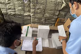 TP.HCM: Thu giữ 60.000 kit test Covid-19 và 80.000 viên Liên hoa thanh ôn