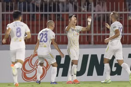 Tuấn Hải ghi bàn, Hà Nội FC thắng sít sao Bình Định