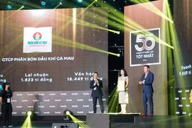 PVCFC lần thứ 2 đạt Top 50 công ty niêm yết tốt nhất cùng kết quả kinh doanh 2 quý vượt trội