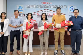 Báo Pháp Luật TP.HCM trao giải cuộc thi viết “Tổ ấm tôi mơ"