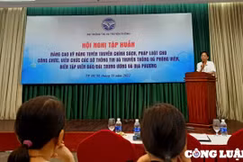 Nâng cao kỹ năng tuyên truyền về chính sách phát luật cho phóng viên, biên tập viên các cơ quan báo chí